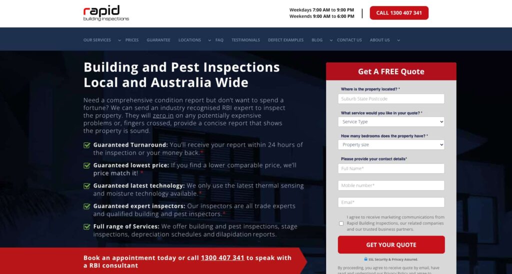 Rapid Building Inspections Brisbane